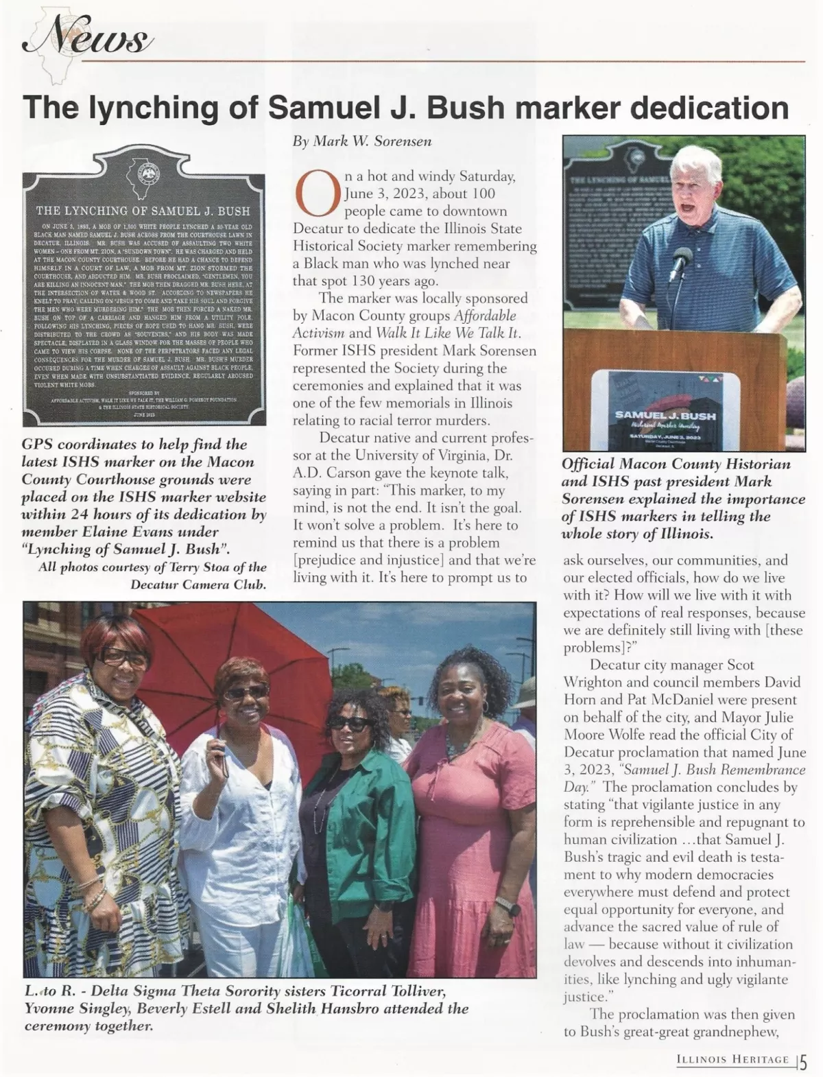 Bush Marker Heritage article July 2023 001